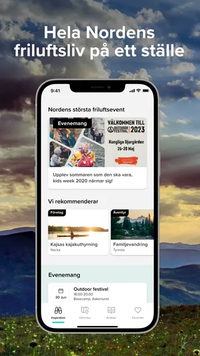 Capturas de tela do NOA Nordic Outdoor Adventures