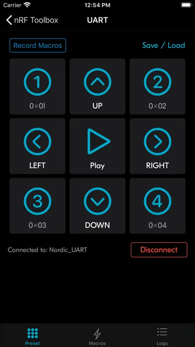 nRF Toolbox應用截圖