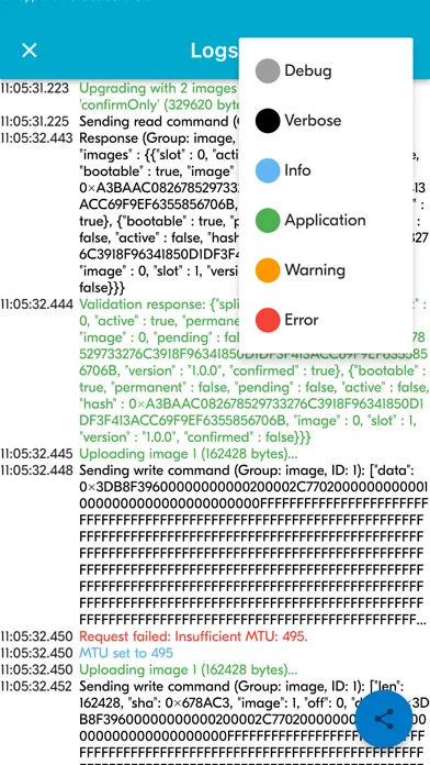 nRF Programmer for Thingy:53 Screenshots