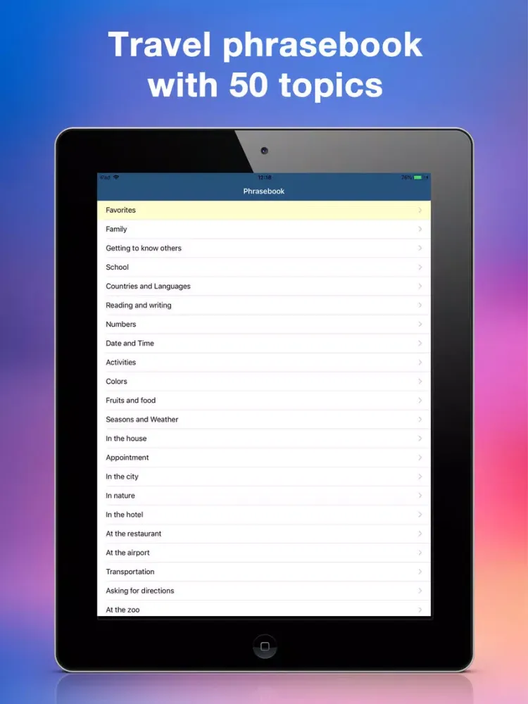 Ảnh chụp màn hình của Learn Words - Phrase Book iPad 