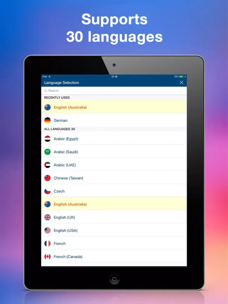 Ảnh chụp màn hình của Learn Words - Phrase Book iPad 