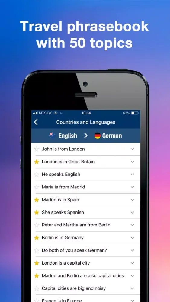 Ảnh chụp màn hình của Learn Words - Phrase Book