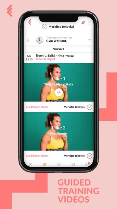Ảnh chụp màn hình của Fitclub Finland