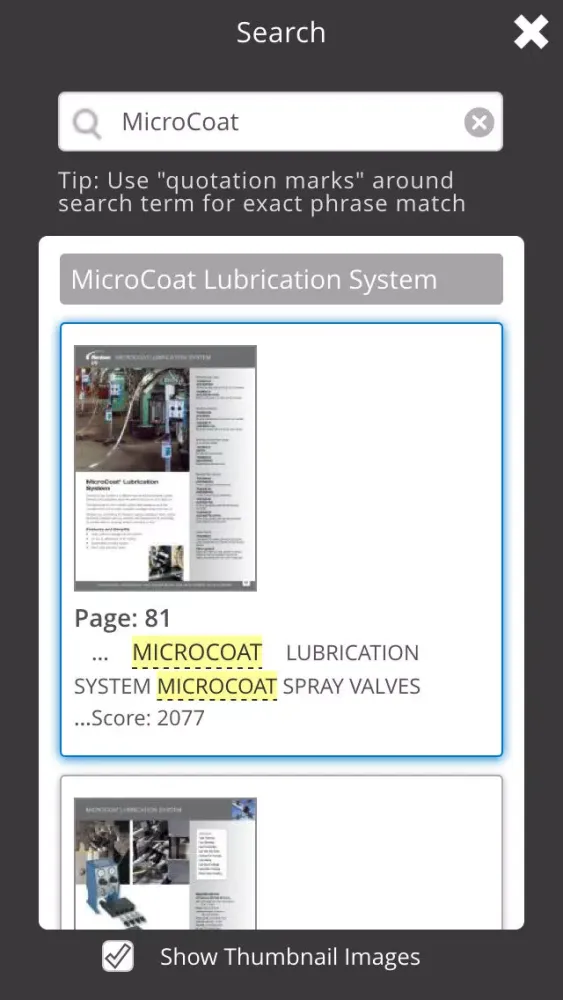 Precision Dispensing Catalog Screenshots