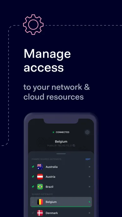 ภาพหน้าจอของ NordLayer: Secure Your Network