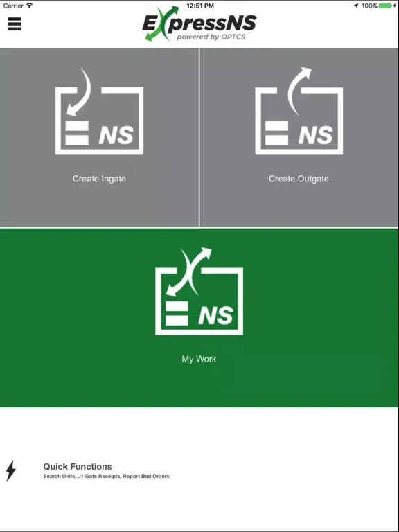 ExpressNS iPad  Screenshots
