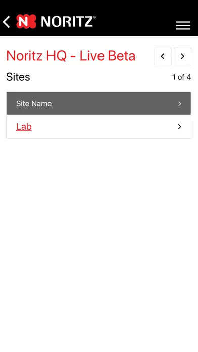 Tangkapan skrin Noritz Commercial WIFI