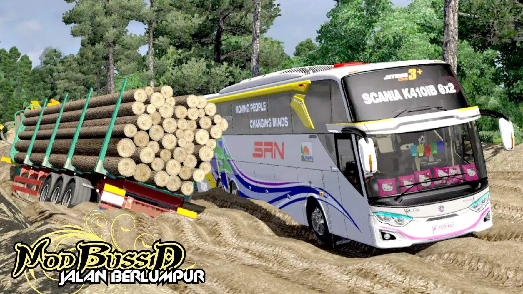 Mod Jalan Rusak Bussid Lumpur Screenshots