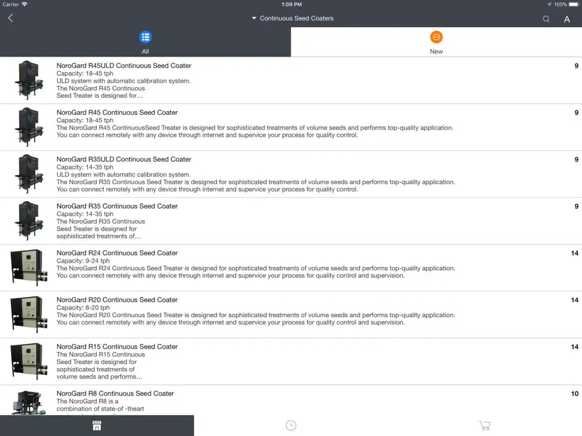 Ảnh chụp màn hình của NoroGard iPad 