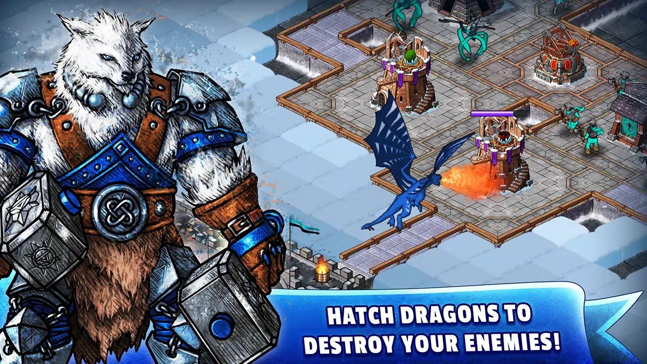 Tangkapan layar WinterForts Multiplayer Strategy Game