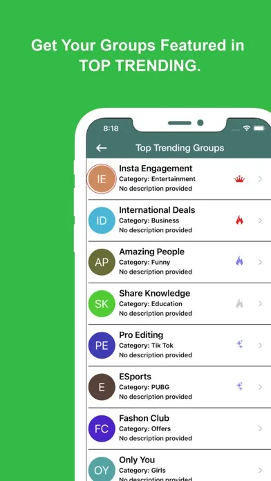 Active groups for WhatsApp应用截图