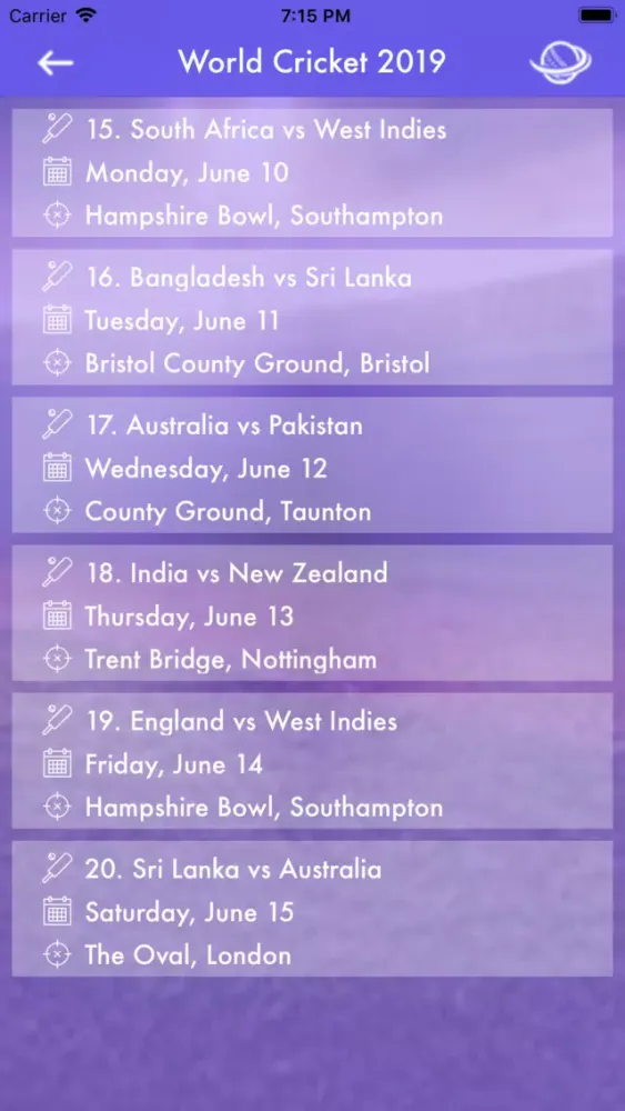 World Cricket 2019应用截图