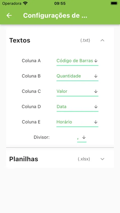 Screenshot di Coleta Fácil