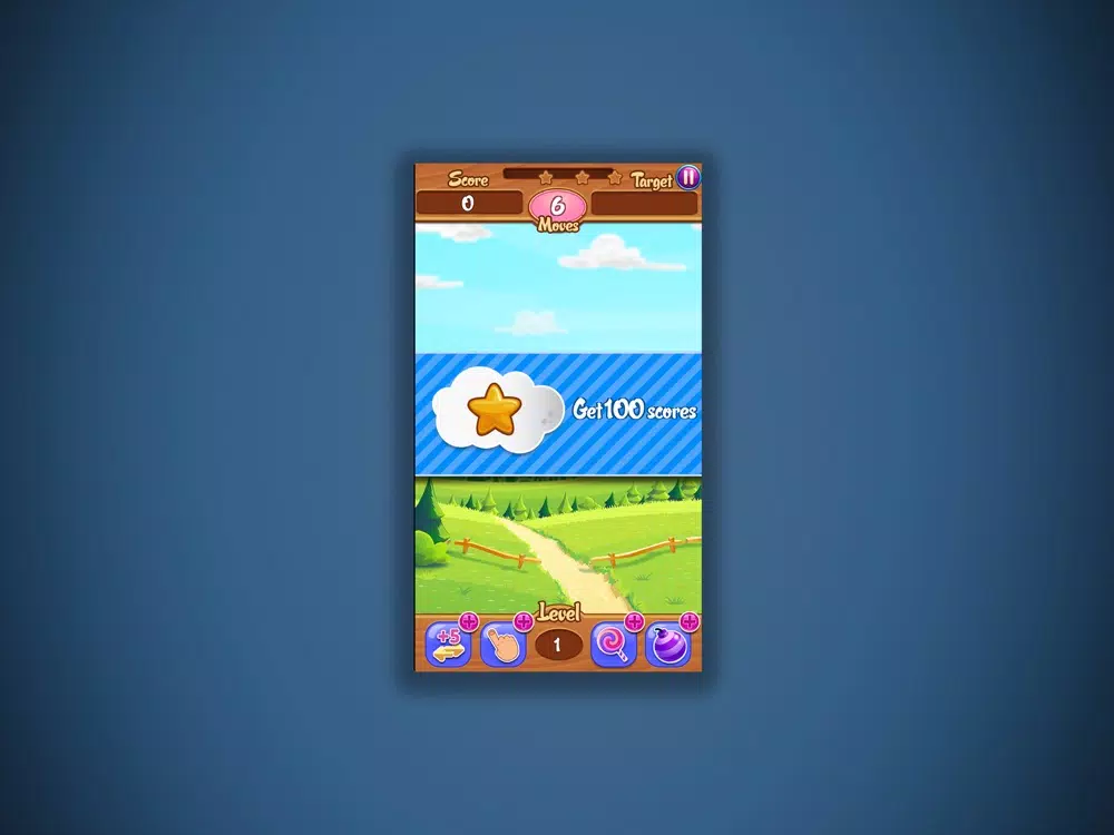 Ảnh chụp màn hình của Jelly Gems GO iPad 
