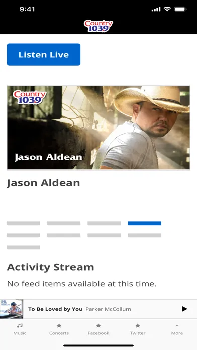 ภาพหน้าจอของ Country 103.9