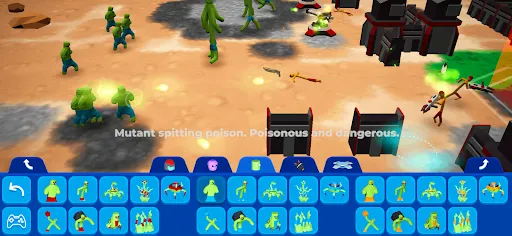 Captures d'écran de MoonBox: Sandbox zombie game