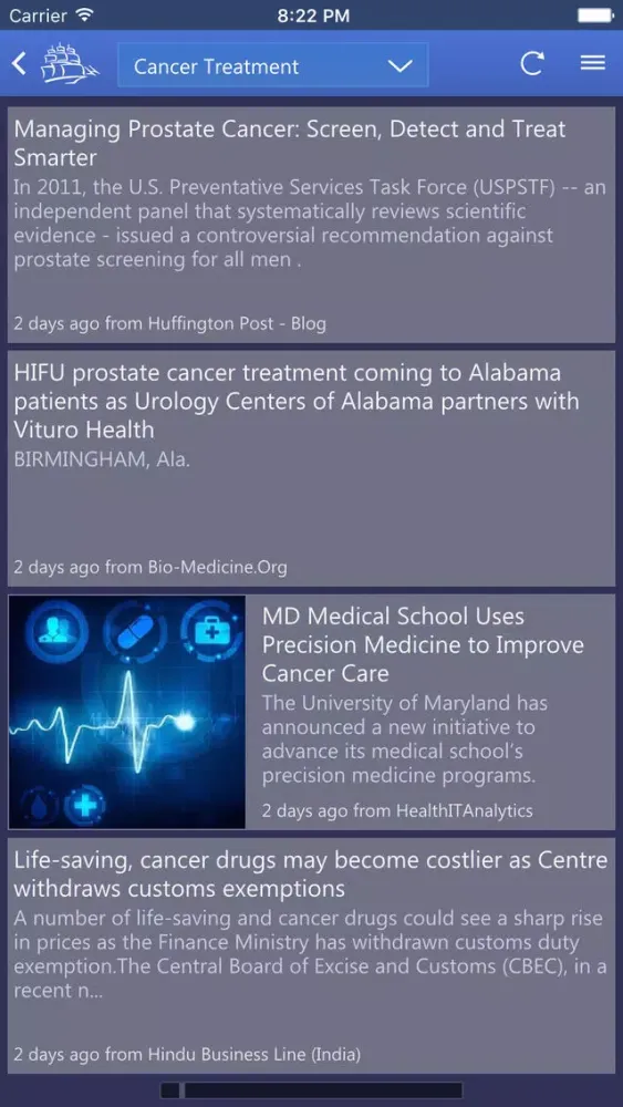 Northern Light Pharma News Screenshots