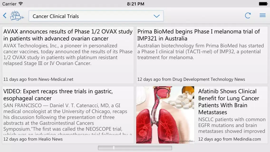 Northern Light Pharma News Screenshots