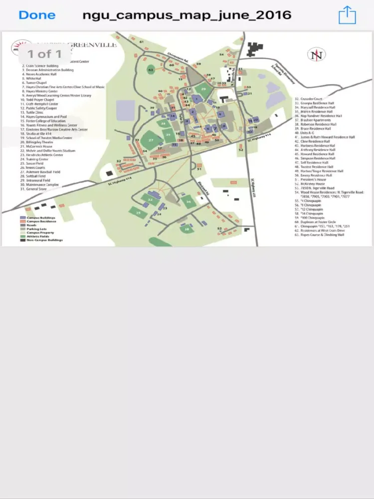 North Greenville Safety iPad 应用截图
