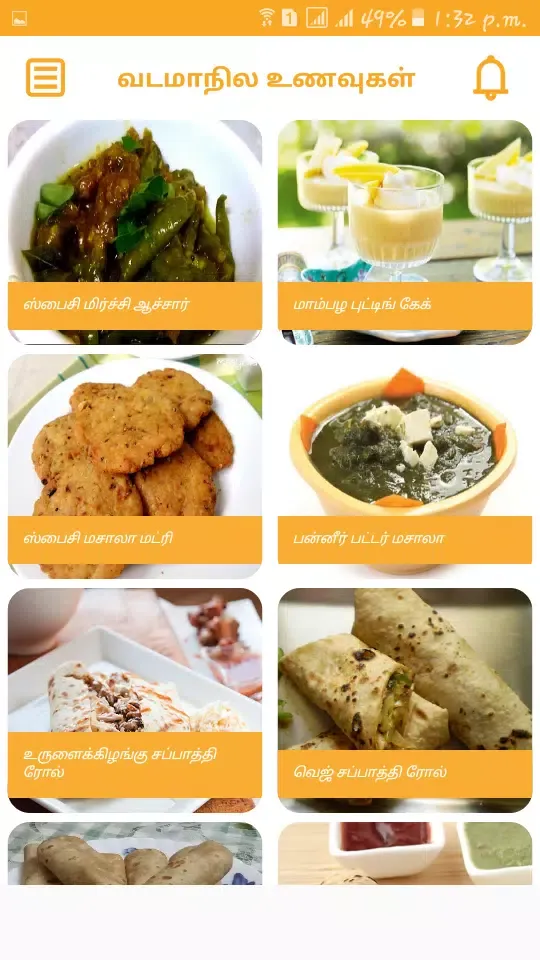 North Indian Food Recipes Idea应用截图