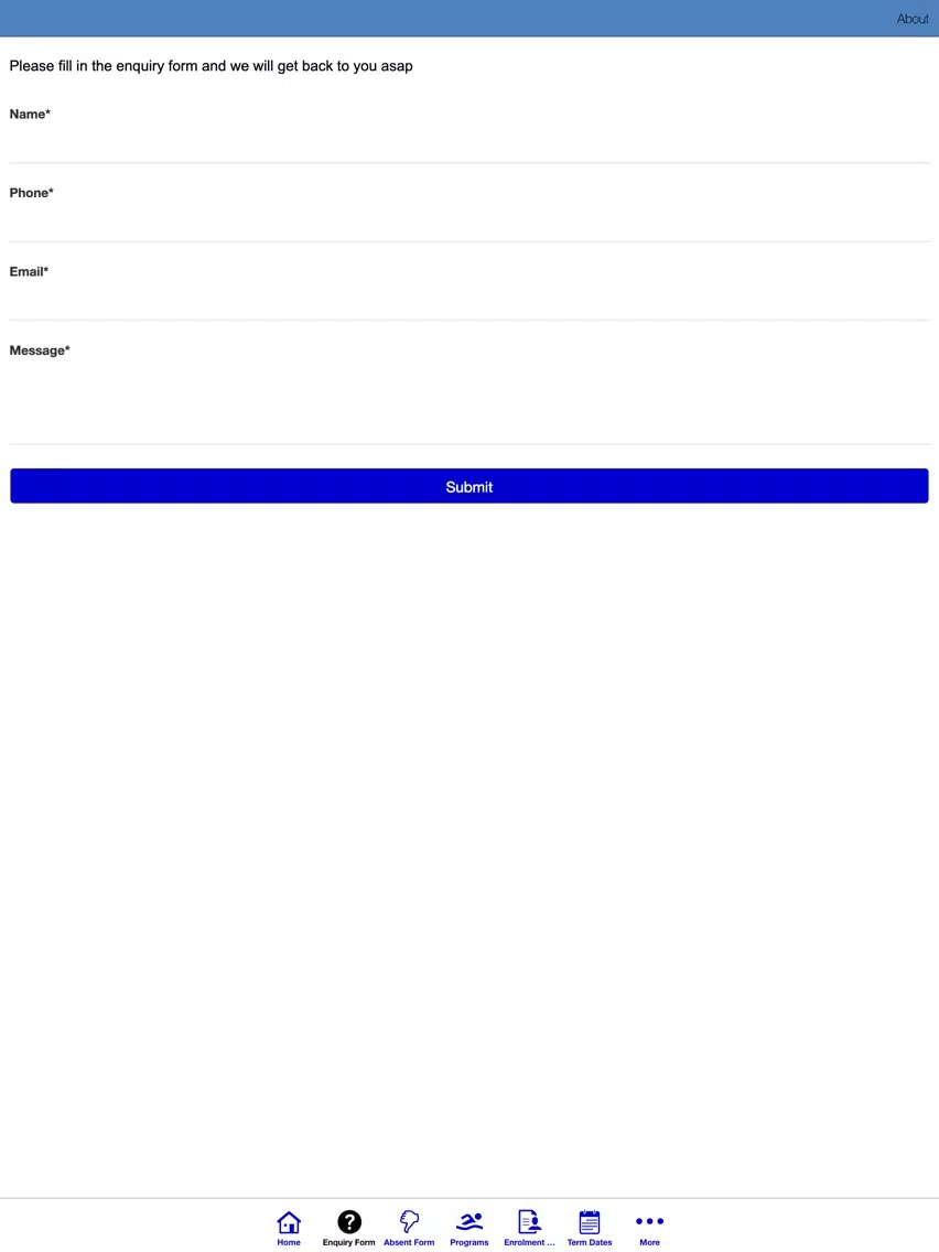 Скриншоты North Lodge Swimming Academy iPad 