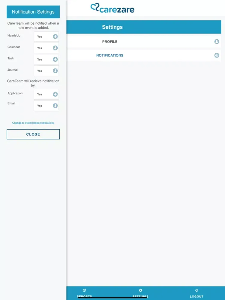 Скриншоты CareZare - The Caregiving App iPad 