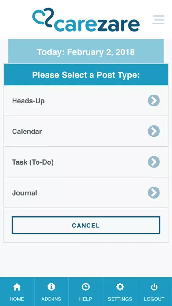 Скриншоты CareZare - The Caregiving App