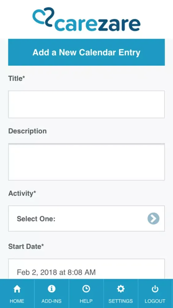 Скриншоты CareZare - The Caregiving App