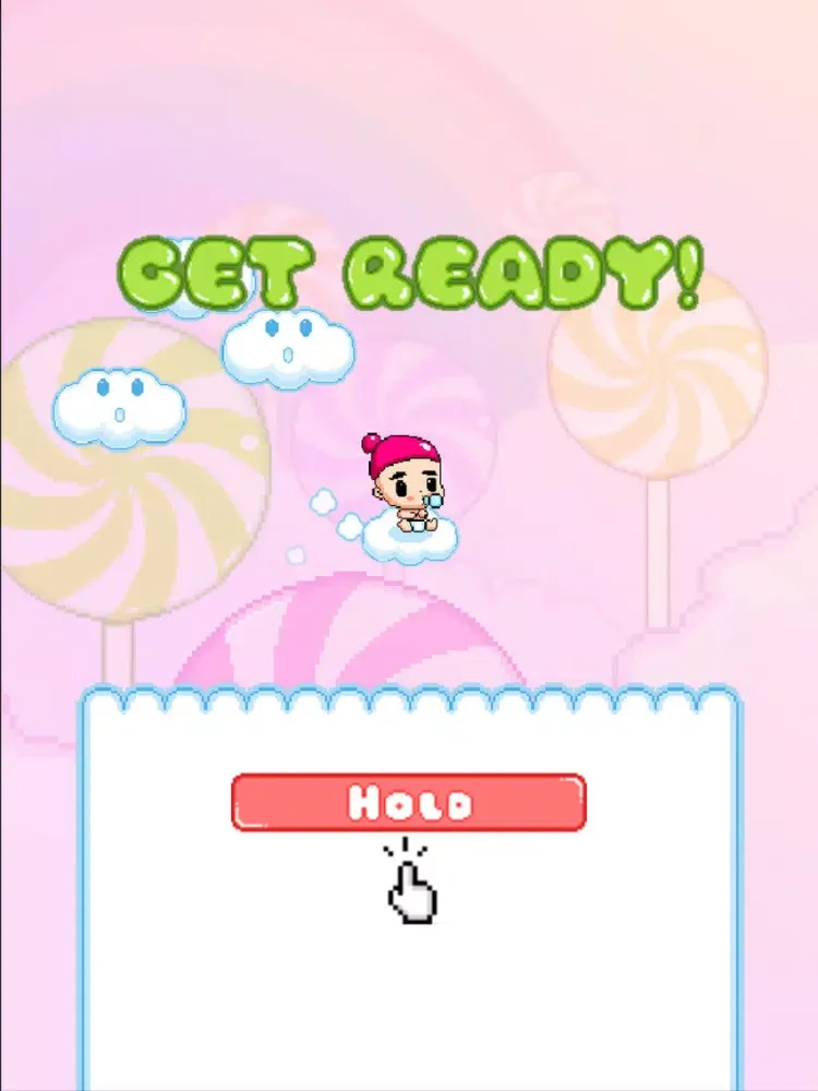 Screenshot di Angel Baby - Adventure of bird tiny flappy wings for free kid games iPad 