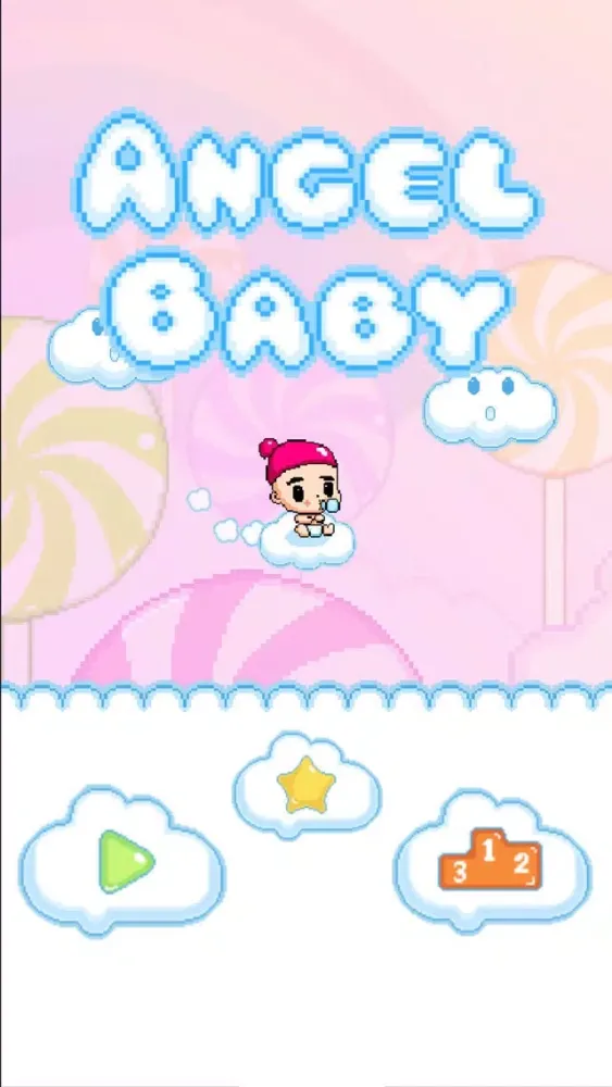 Screenshot di Angel Baby - Adventure of bird tiny flappy wings for free kid games