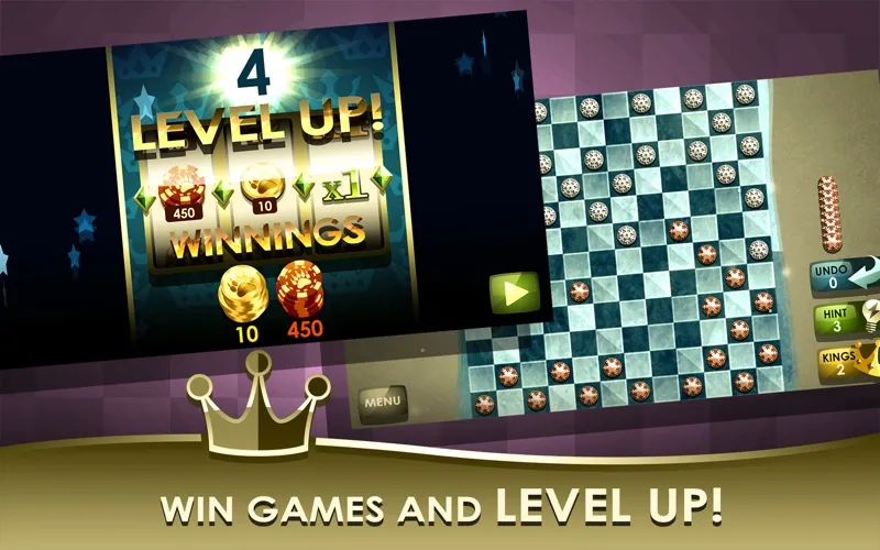 ภาพหน้าจอของ Checkers Royale