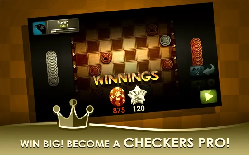 ภาพหน้าจอของ Checkers Royale