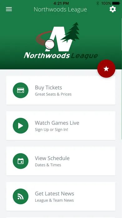 Northwoods League 스크린샷