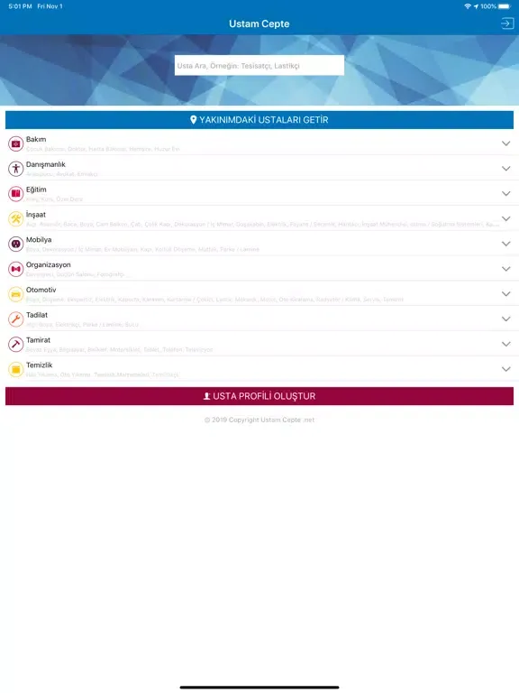 Ustam Cepte iPad  Screenshots
