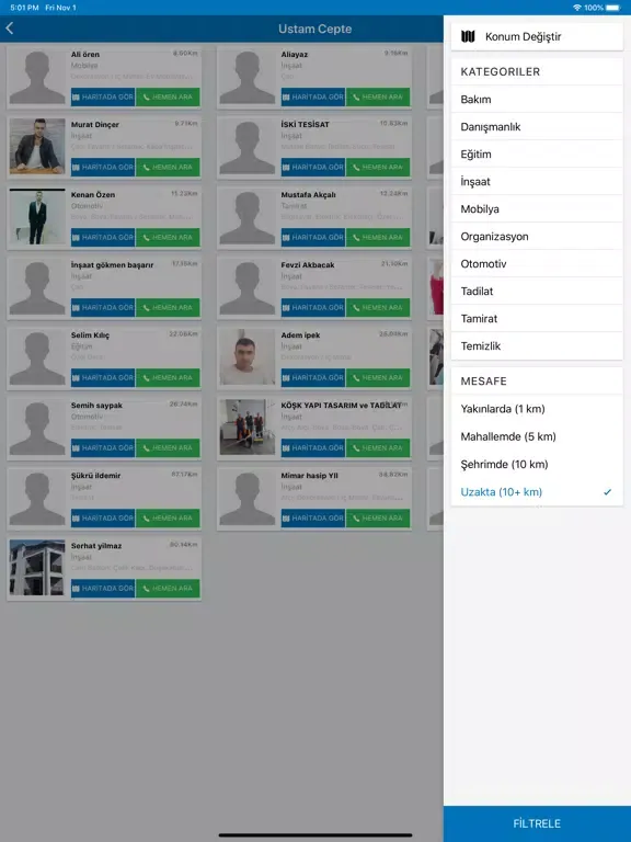 Ustam Cepte iPad  Screenshots