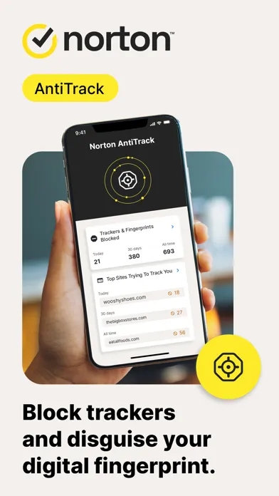 Norton AntiTrack سکرین شاٹس