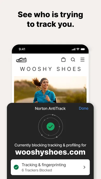 Norton AntiTrack سکرین شاٹس