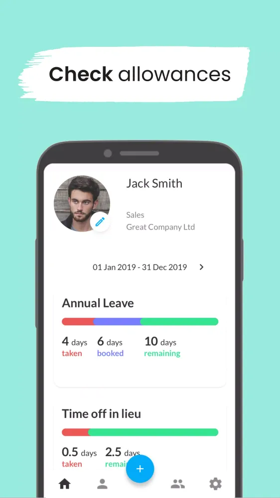 Captures d'écran de Leave Dates - Staff Planner