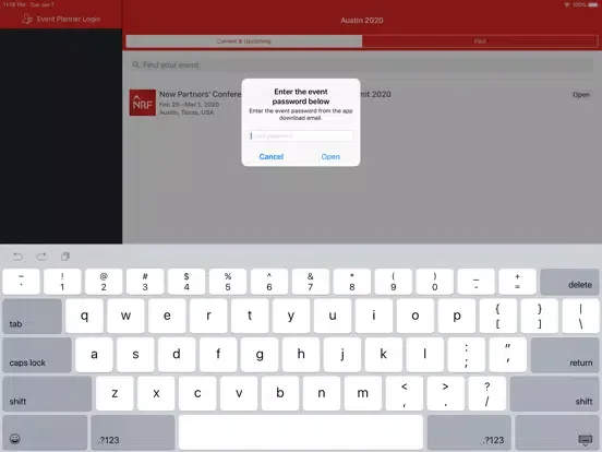 Screenshot di Austin 2020 iPad 