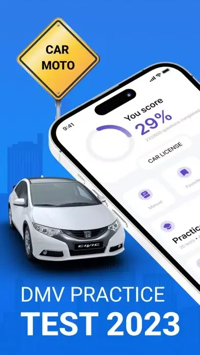DMV Permit Drivers Test 2023 Screenshots