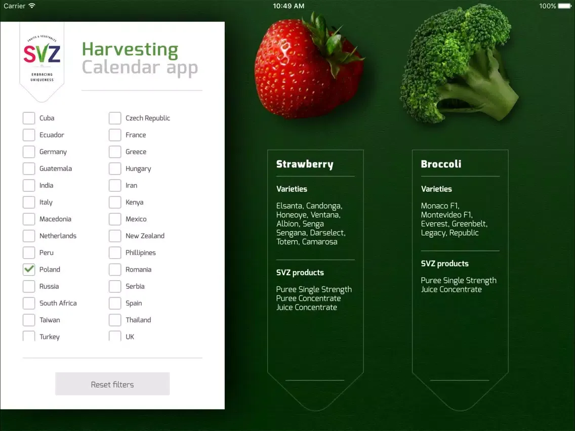 Ảnh chụp màn hình của SVZ Harvest Time iPad 