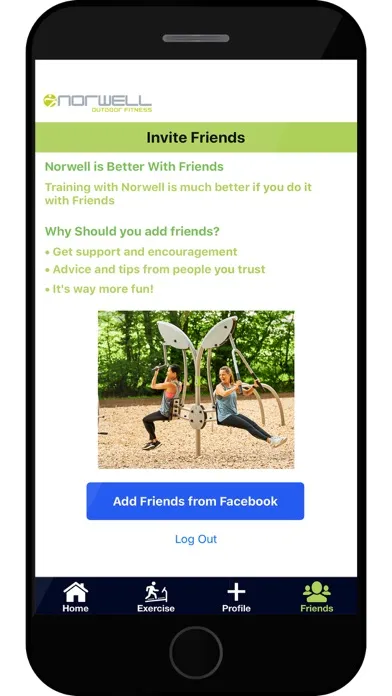 Ảnh chụp màn hình của Norwell Outdoor Fitness v2