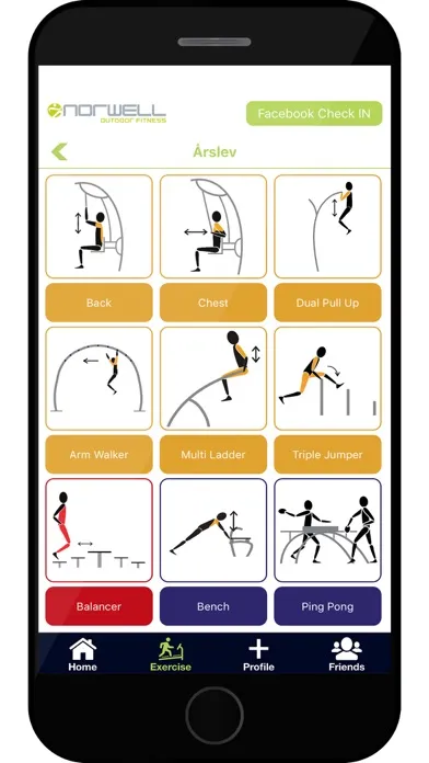 Ảnh chụp màn hình của Norwell Outdoor Fitness v2