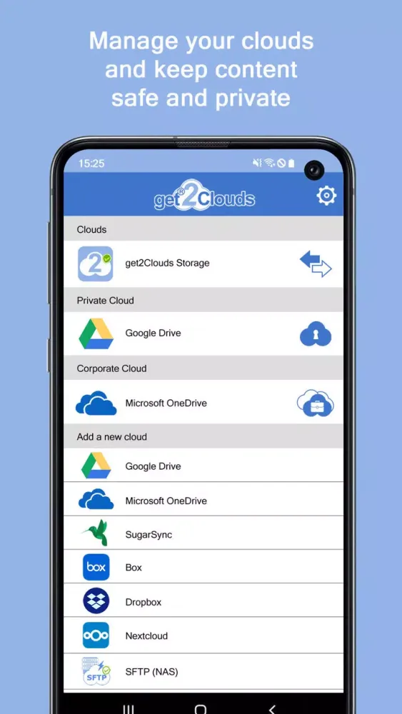 get2Clouds Priv. Communicator سکرین شاٹس