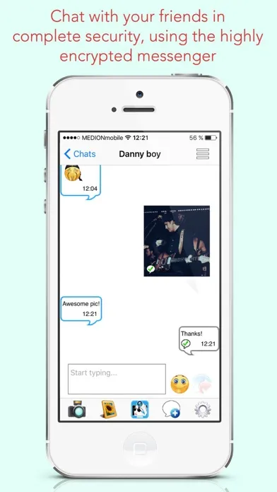 BotherMe&U Encrypted Messenger स्क्रीनशॉट
