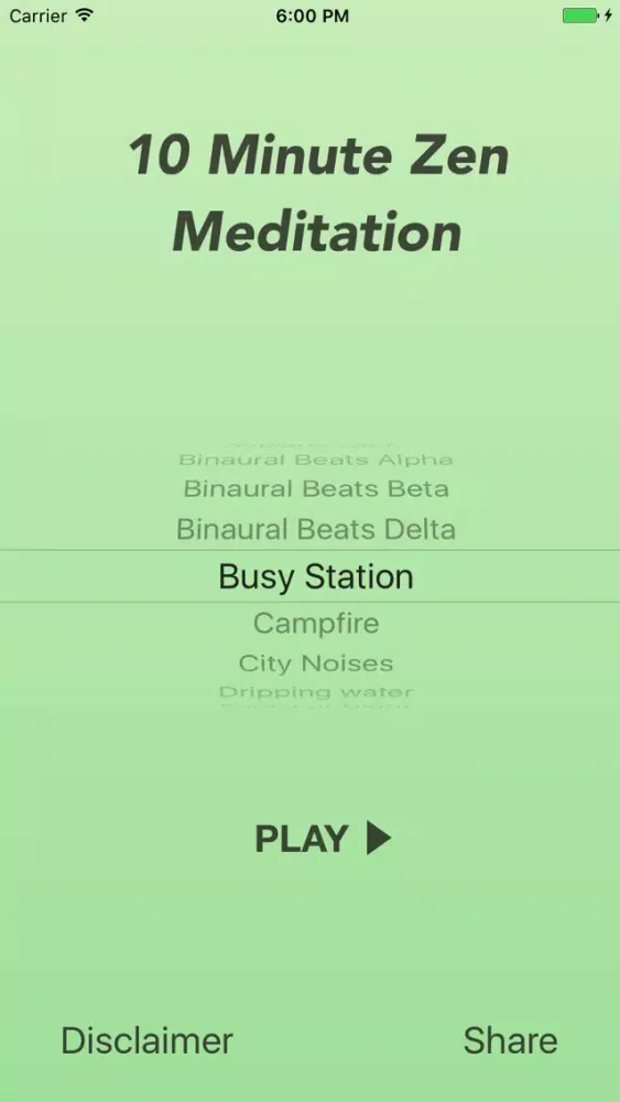 10 Minute Zen Meditation Pro 스크린샷
