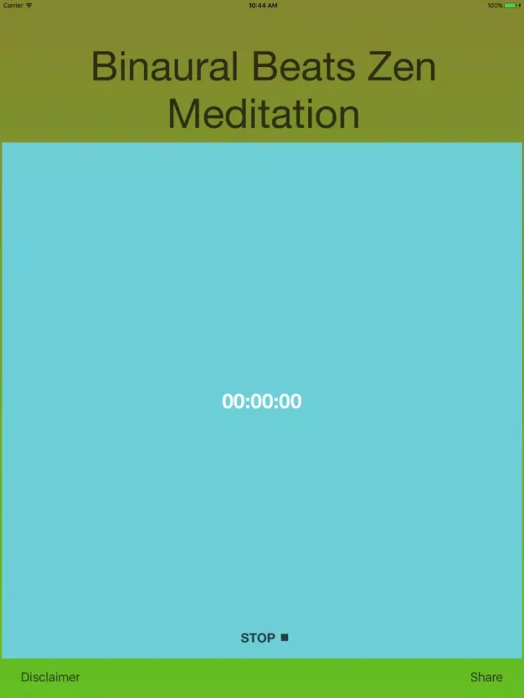 ภาพหน้าจอของ Binaural Beats Zen Meditation iPad 