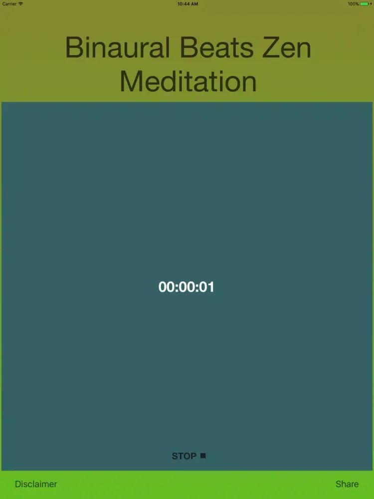 ภาพหน้าจอของ Binaural Beats Zen Meditation iPad 