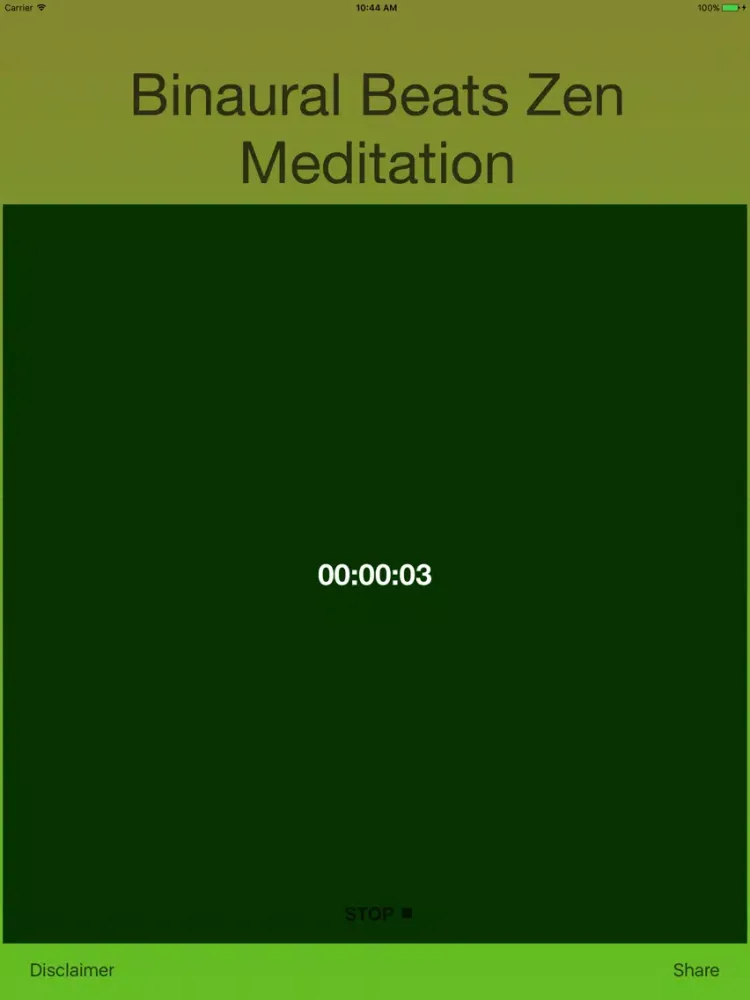 ภาพหน้าจอของ Binaural Beats Zen Meditation iPad 