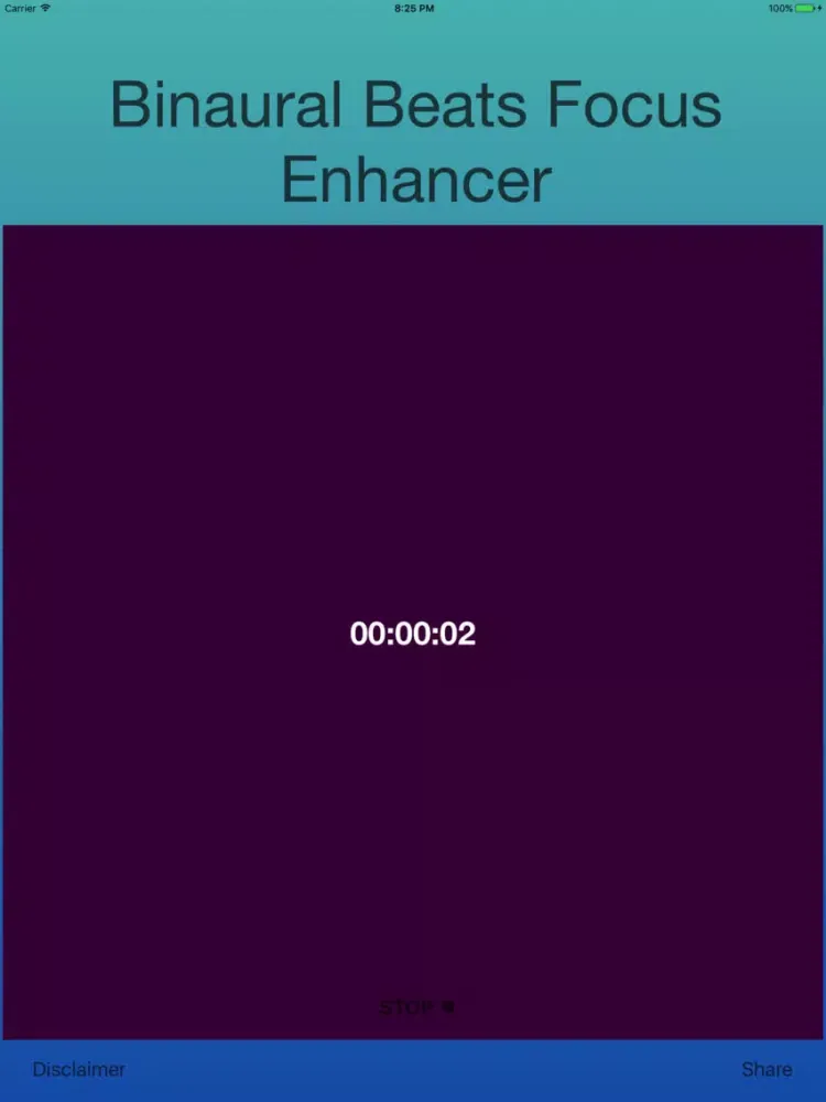 Binaural Beats Focus Enhancer iPad  Screenshots